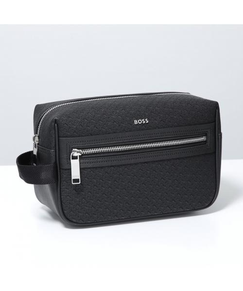 ヒューゴボス HUGO BOSS HUGO BOSS クラッチバッグ Daxter MP Washbag 50563719 （002/ブラック） 002/ブラック