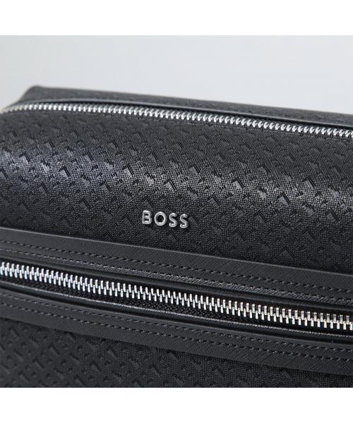 ヒューゴボス HUGO BOSS HUGO BOSS クラッチバッグ Daxter MP Washbag 50563719 （002/ブラック） 002/ブラック