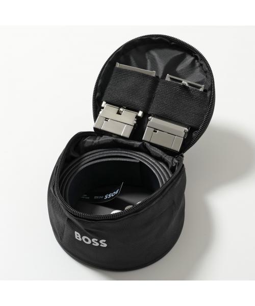 ヒューゴボス HUGO BOSS HUGO BOSS ベルト 50537100 2way バックル2SET （004/ブラック） 004/ブラック