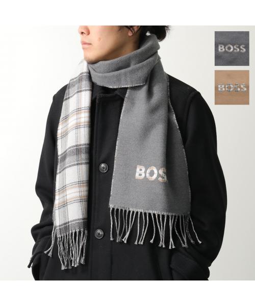 ヒューゴボス HUGO BOSS HUGO BOSS マフラー Alistar 26 190 アリスター 50551650 （030/グレー） 030/グレー