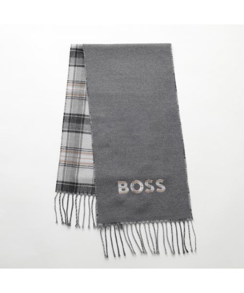 ヒューゴボス HUGO BOSS HUGO BOSS マフラー Alistar 26 190 アリスター 50551650 （030/グレー） 030/グレー
