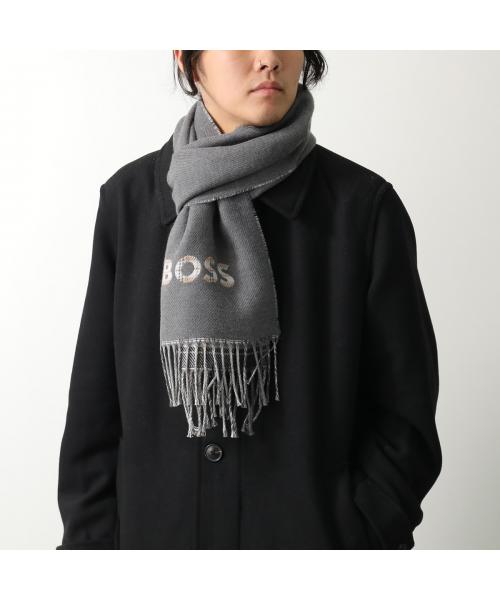 ヒューゴボス HUGO BOSS HUGO BOSS マフラー Alistar 26 190 アリスター 50551650 （030/グレー） 030/グレー