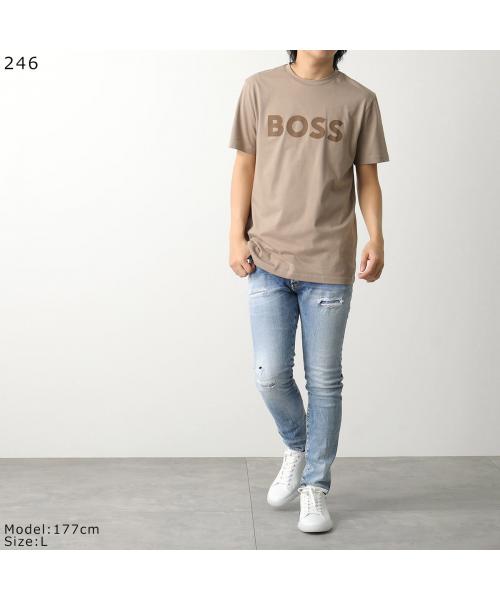 ヒューゴボス HUGO BOSS HUGO BOSS ORANGE 半袖Tシャツ 50481923 ロゴT （002/ブラック） 002/ブラック