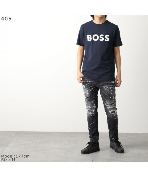 ヒューゴボス HUGO BOSS HUGO BOSS ORANGE 半袖Tシャツ 50481923 ロゴT （002/ブラック） 002/ブラック