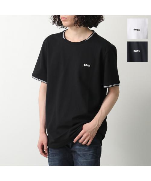 ヒューゴボス HUGO BOSS HUGO BOSS Tシャツ 50521245 半袖 ライン カットソー （100/ホワイト） 100/ホワイト