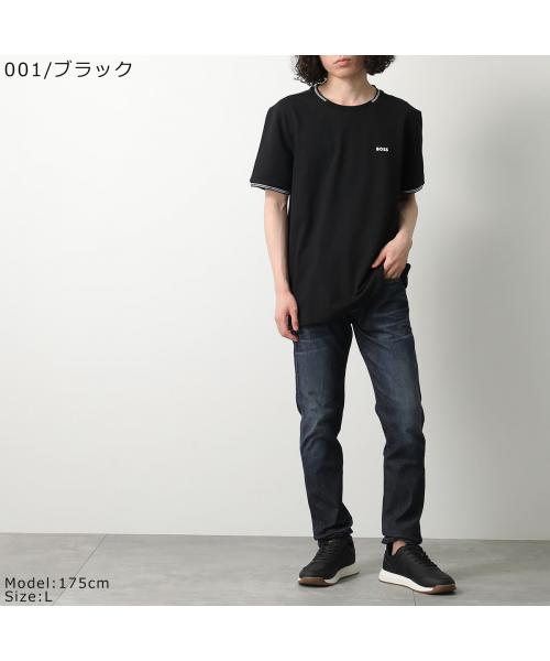 ヒューゴボス HUGO BOSS HUGO BOSS Tシャツ 50521245 半袖 ライン カットソー （100/ホワイト） 100/ホワイト