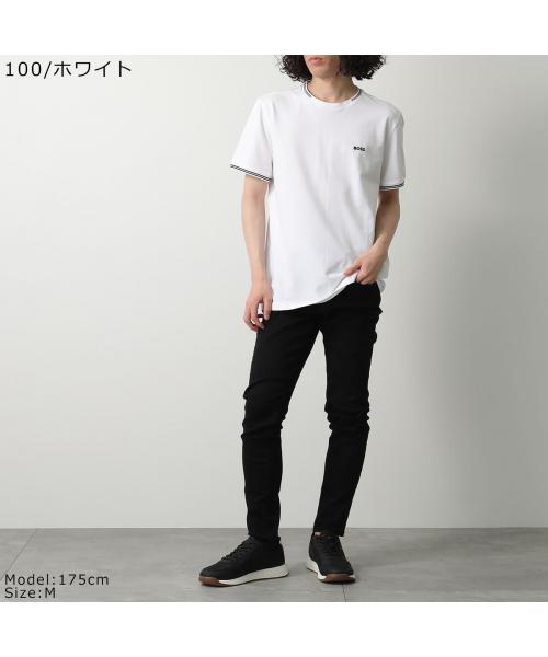 ヒューゴボス HUGO BOSS HUGO BOSS Tシャツ 50521245 半袖 ライン カットソー （100/ホワイト） 100/ホワイト