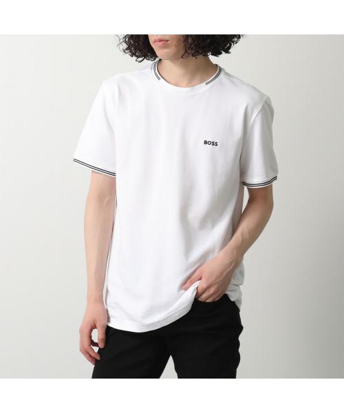 ヒューゴボス HUGO BOSS HUGO BOSS Tシャツ 50521245 半袖 ライン カットソー （100/ホワイト） 100/ホワイト