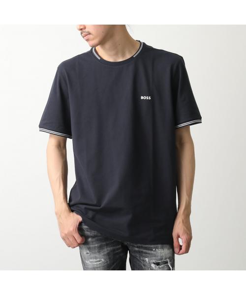 ヒューゴボス HUGO BOSS HUGO BOSS Tシャツ 50521245 半袖 ライン カットソー （100/ホワイト） 100/ホワイト