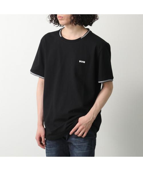 ヒューゴボス HUGO BOSS HUGO BOSS Tシャツ 50521245 半袖 ライン カットソー （100/ホワイト） 100/ホワイト