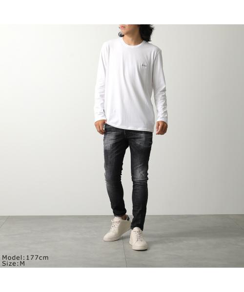 ヒューゴボス HUGO BOSS HUGO BOSS Tシャツ 50515389 長袖 カットソー ストレッチ （112/ホワイト） 112/ホワイト