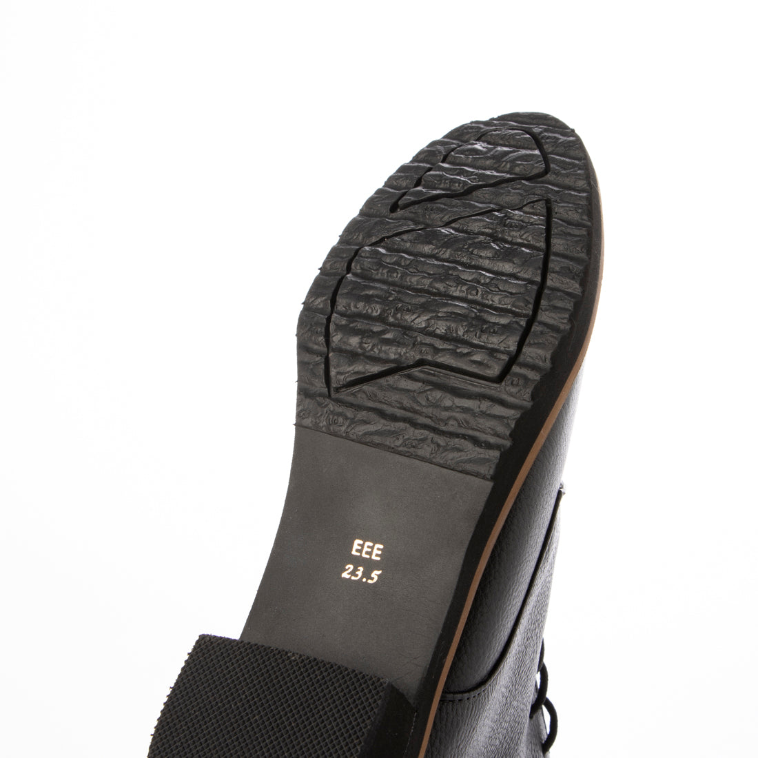 HUSKY 【Genuine Leather】 3.5cm Heel Almond Toe Lace-Up Boots