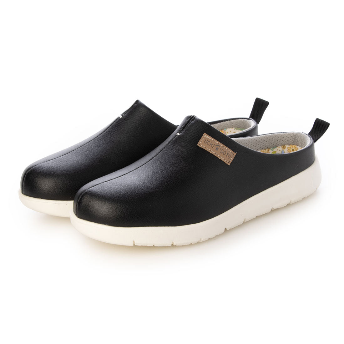 ハスキー HUSKY UCHISOTO/ウチソト by TOKYO☆CAMPGO お家でもお外でも 楽々サボシューズ （BLACK） BLACK
