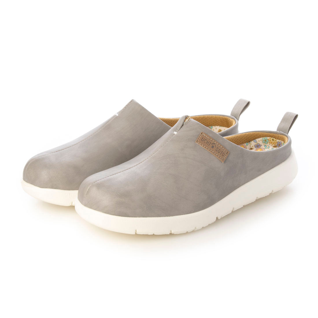 ハスキー HUSKY UCHISOTO/ウチソト by TOKYO☆CAMPGO お家でもお外でも 楽々サボシューズ （GRAY） GRAY