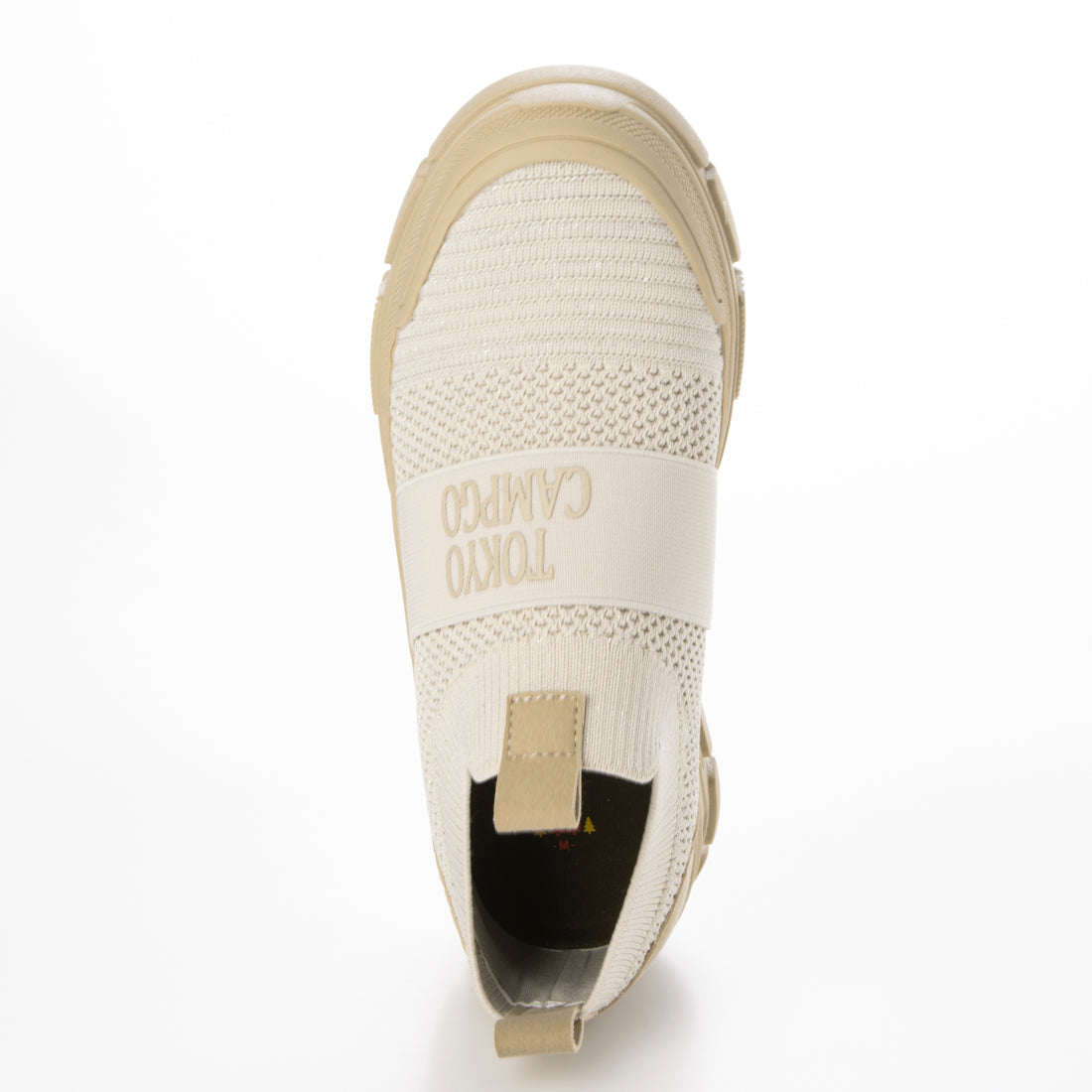 ハスキー HUSKY TOKYO CAMPGO / トーキョーキャンプゴー 防滑ボリュームソール  防水スリッポンスニーカー （BEIGE） BEIGE