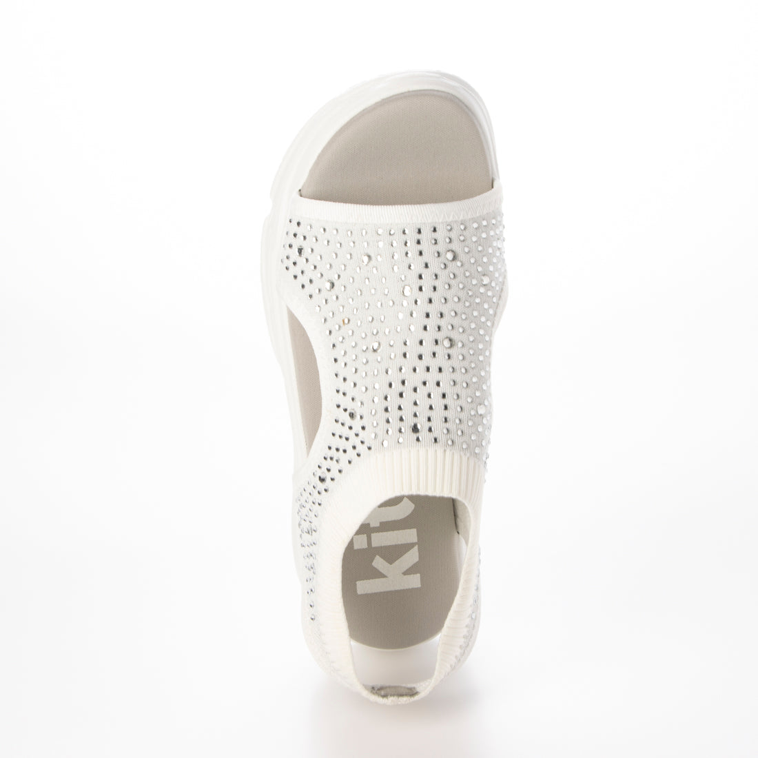 ハスキー HUSKY husky Co.Ltd. kitson ニット 厚底 キラキラ サンダル （WHITE） WHITE