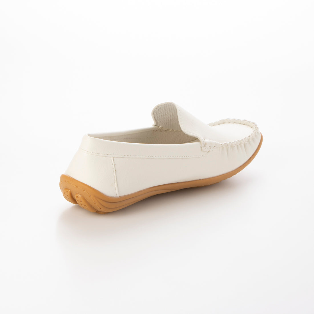 ハスキー HUSKY 軽量 シンプル プレーン モカシン ドライビングシューズ （WHITE） WHITE