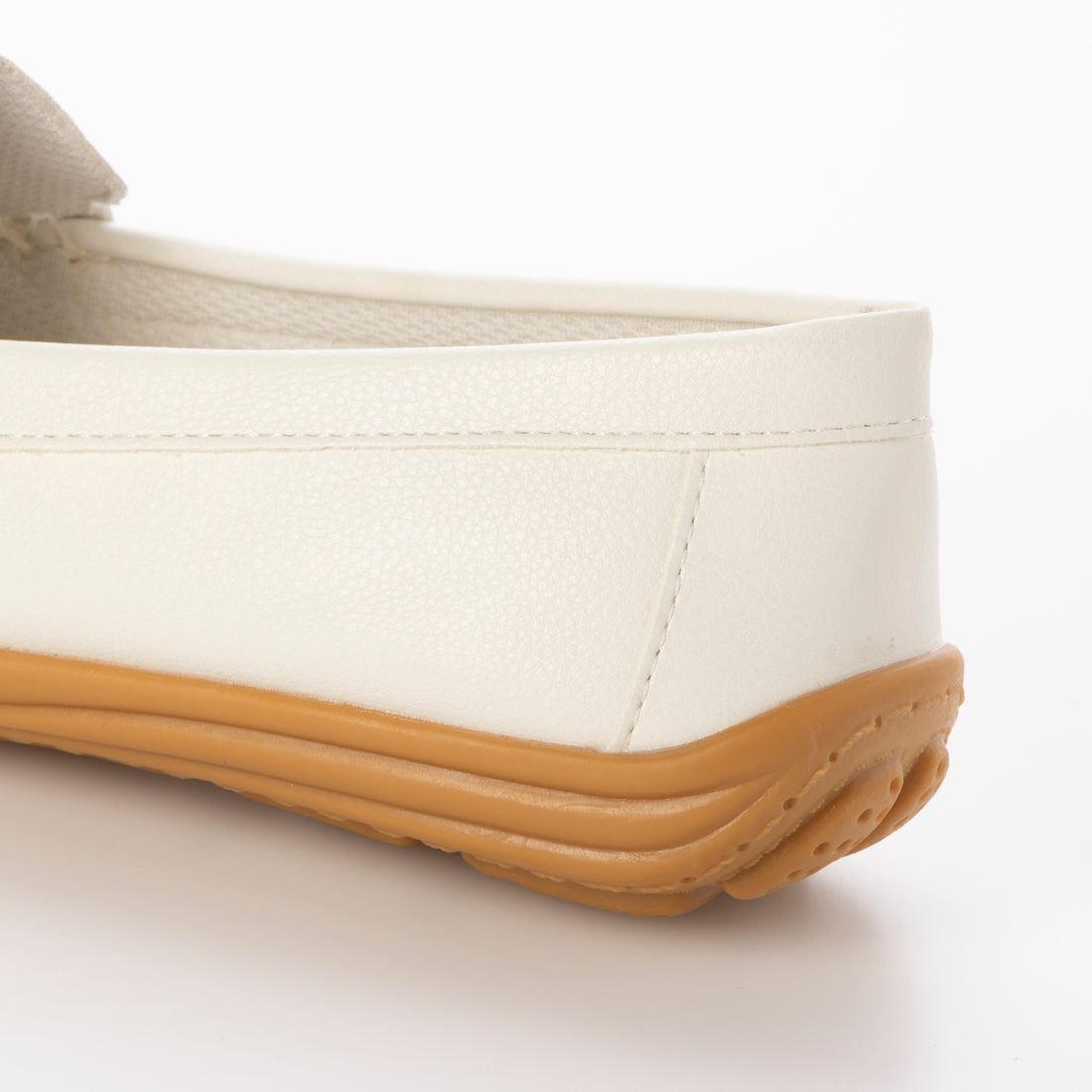ハスキー HUSKY 軽量 シンプル プレーン モカシン ドライビングシューズ （WHITE） WHITE