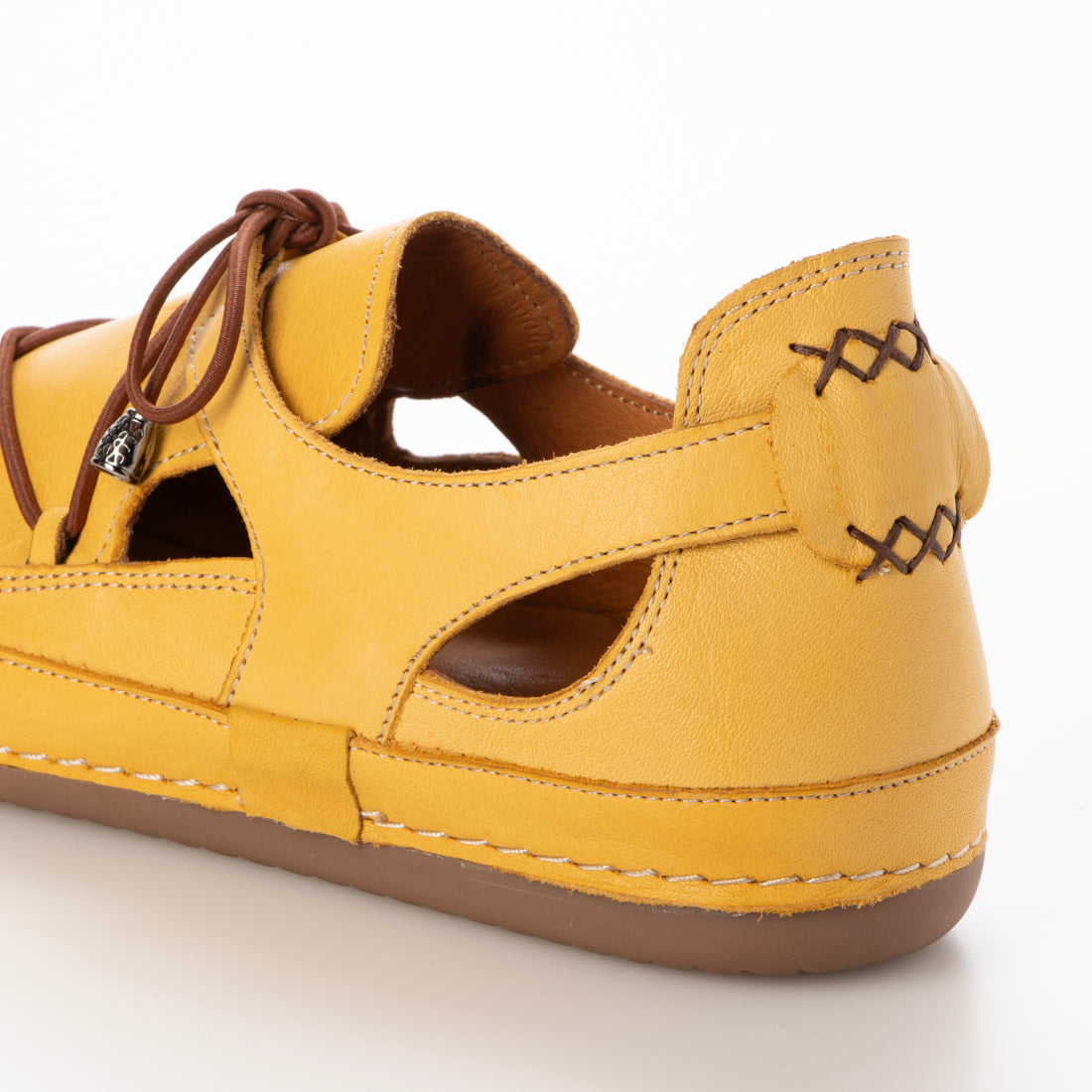 ハスキー HUSKY HOSH ホッシュ メイドインイスタンブール ソフトカウレザー レースアップスリッポン （MUSTARD） MUSTARD