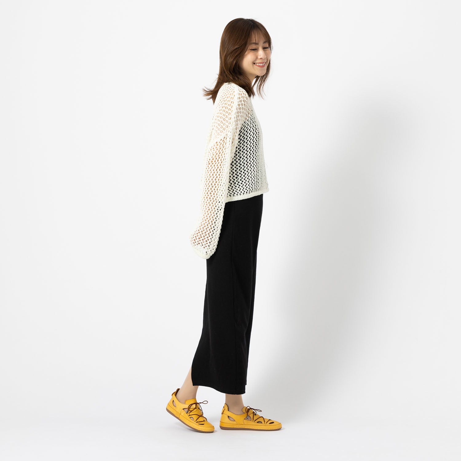 ハスキー HUSKY HOSH ホッシュ メイドインイスタンブール ソフトカウレザー レースアップスリッポン （MUSTARD） MUSTARD