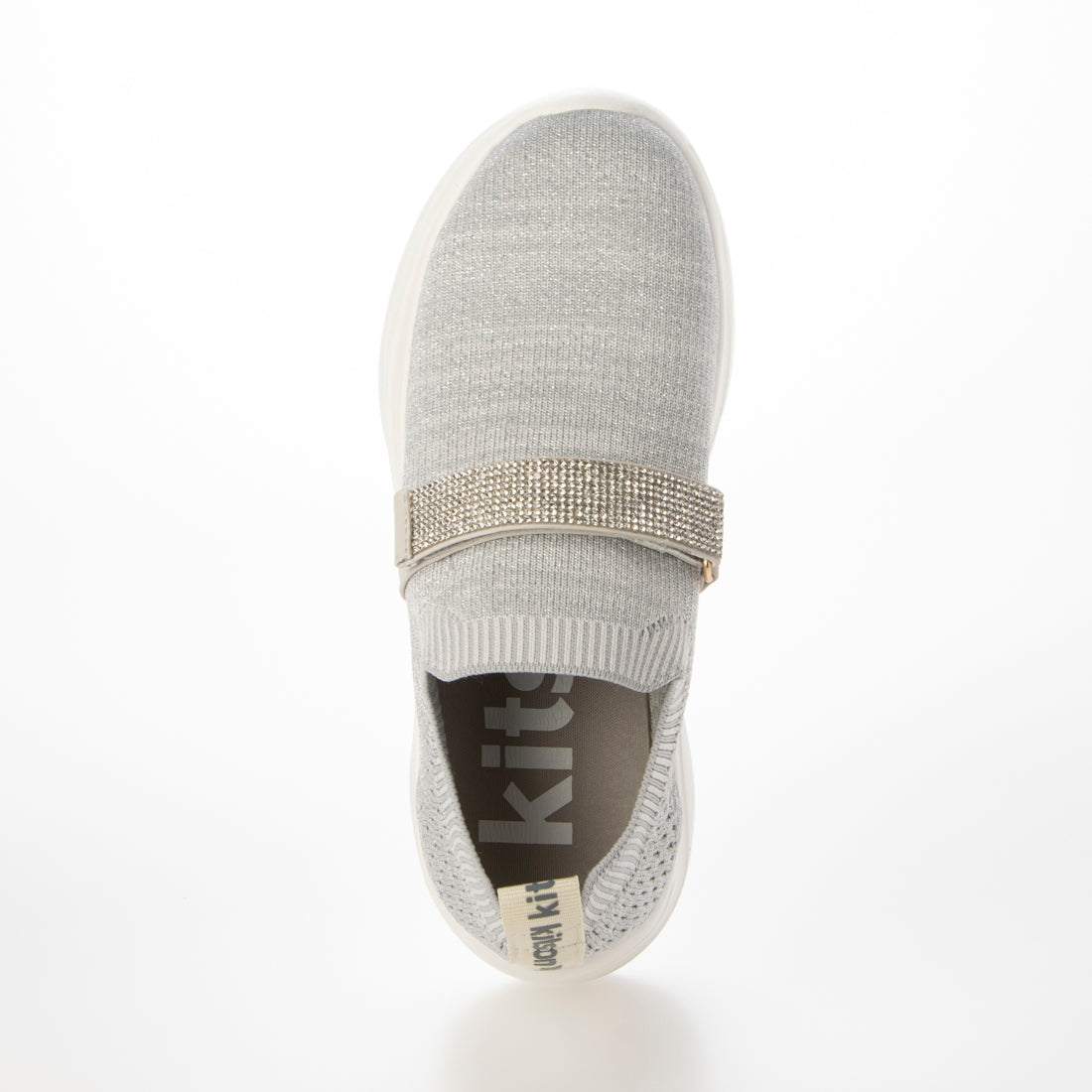 ハスキー husky Co.Ltd. Kitson キットソン キラキラベルト ニットスリッポン