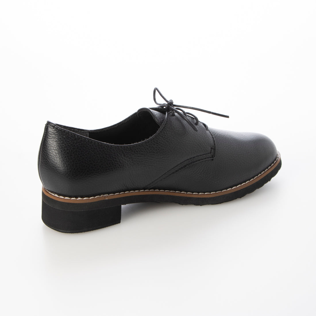Husky Co.Ltd. [Genuine Leather] 3.5cm Heel Almond Toe Derby Shoes