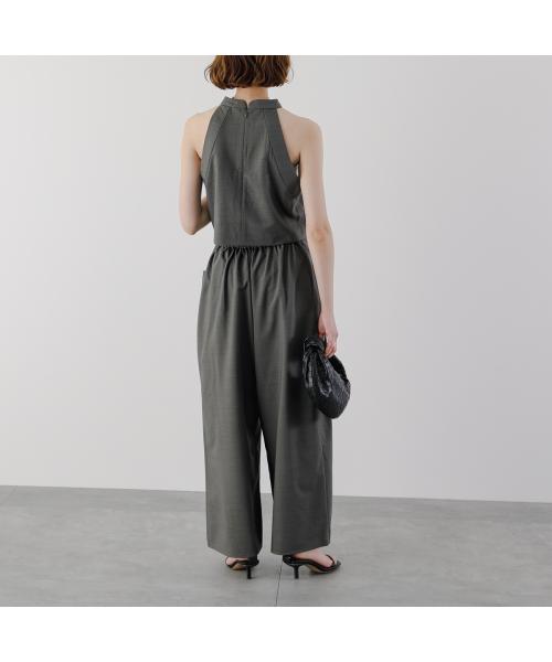ヒュイル hwyl hwyl セットアップ 512-86523 ノースリーブ×ワイドパンツ （78/アッシュグレー） 78/アッシュグレー