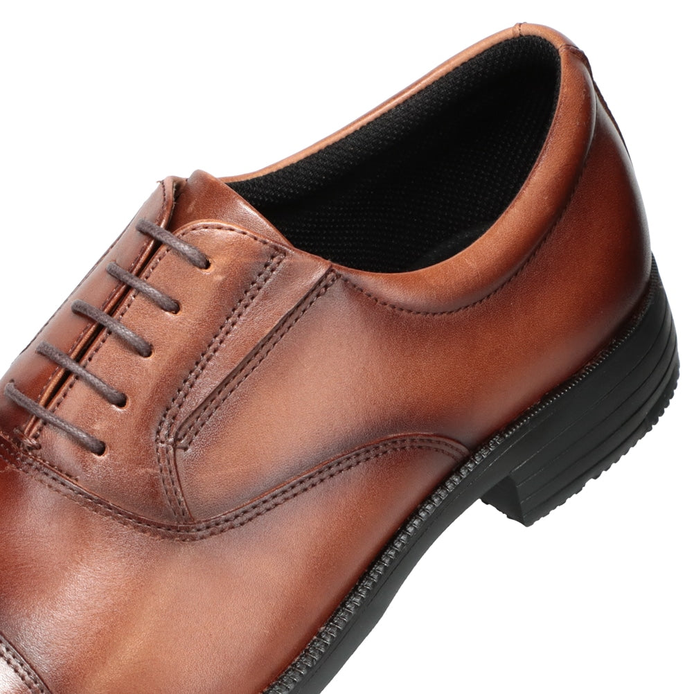 HYDRO-TECH Wide 3E Lightweight Genuine Leather Business Shoes <Internal Wingtip Straight>【24.5cm～29.0cm】 HD1507