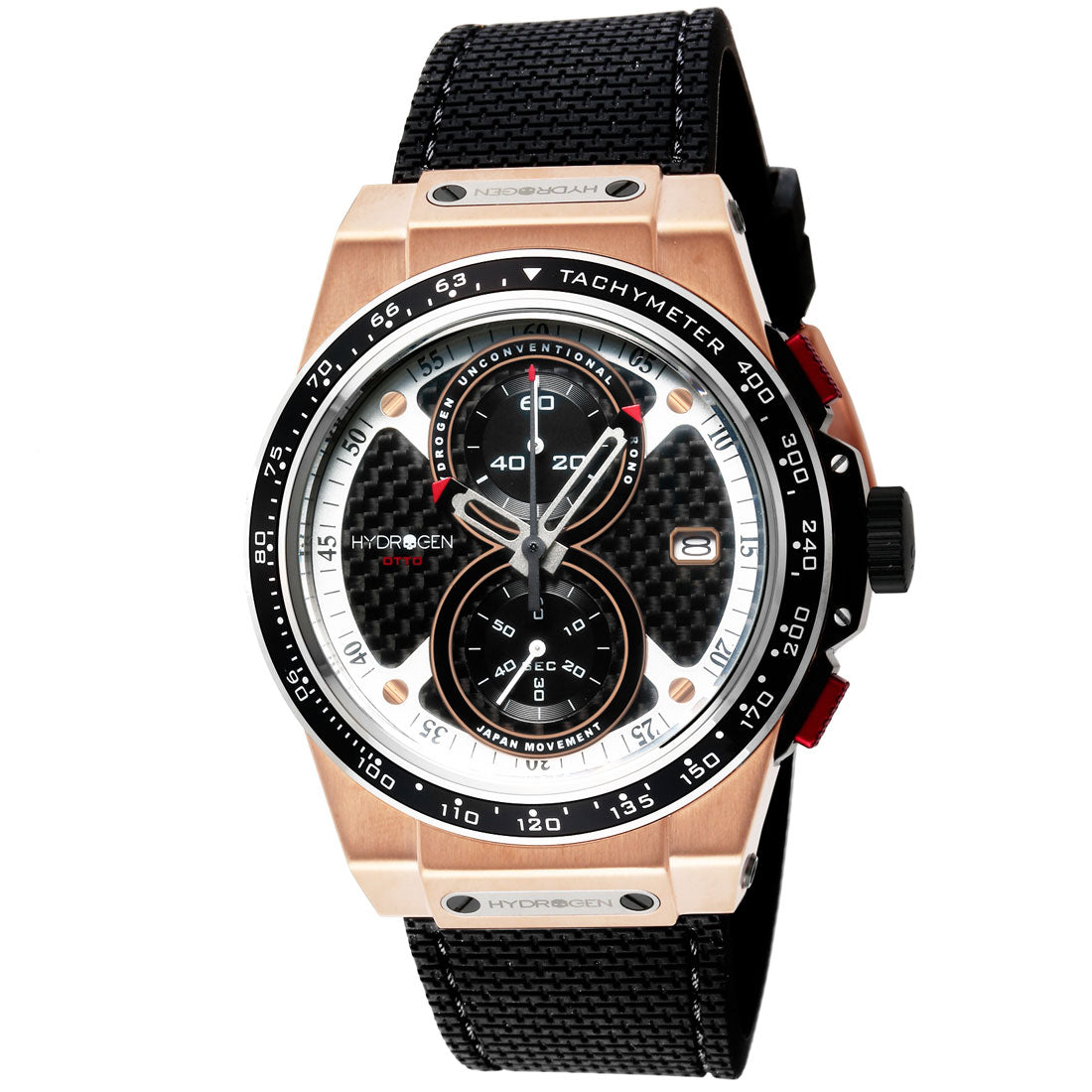HYDROGEN OTTO CHRONO Men's Watch HW514401 Quartz black rubber