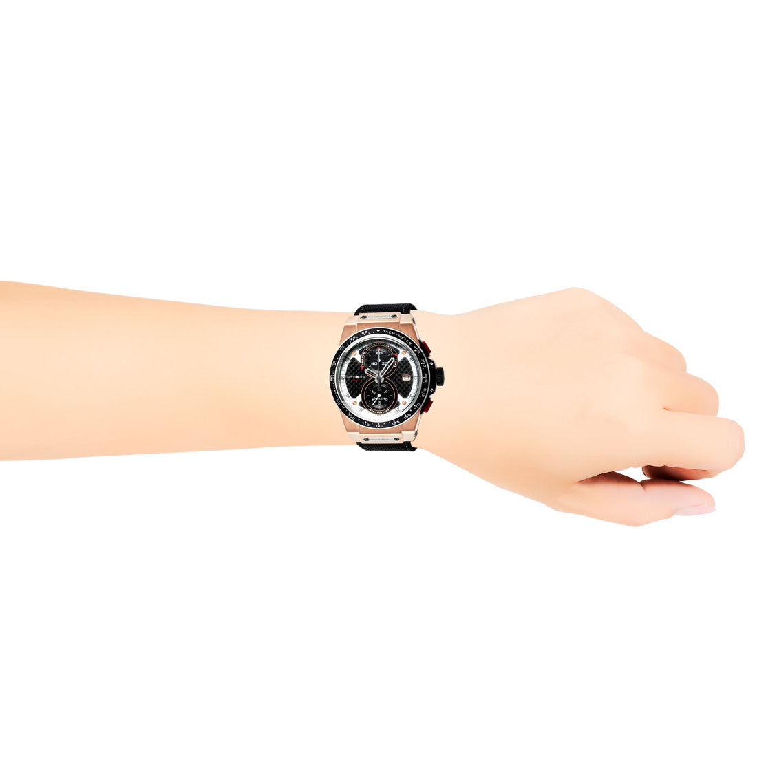 HYDROGEN OTTO CHRONO Men's Watch HW514401 Quartz black rubber