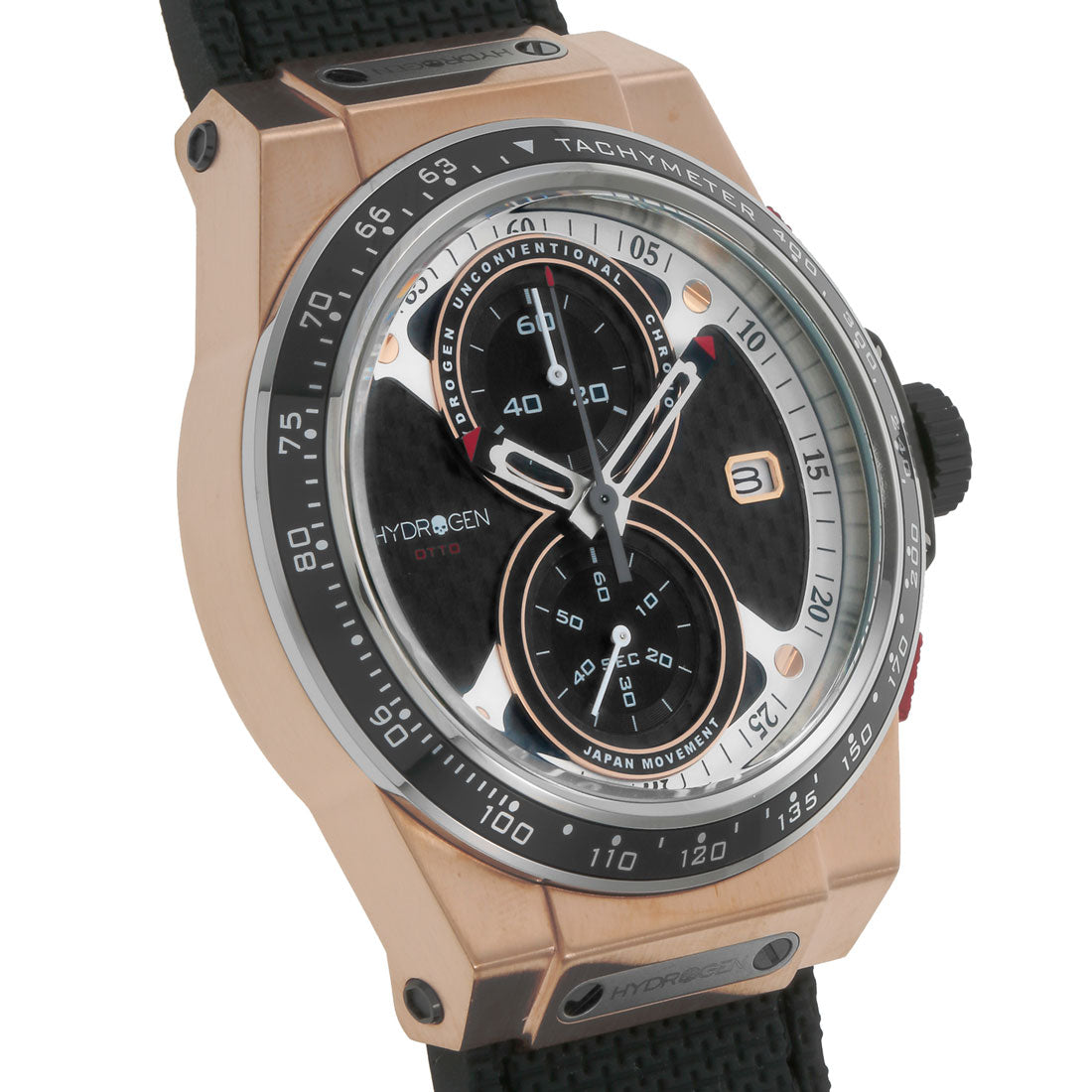 HYDROGEN OTTO CHRONO Men's Watch HW514401 Quartz black rubber