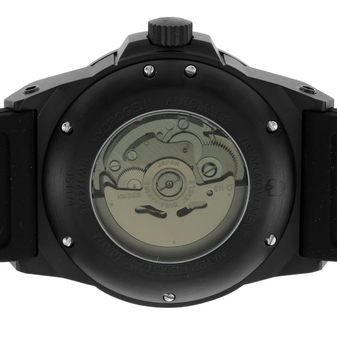 HYDROGEN SPORTIVO Men's Watch HW324208 Automatic black rubber