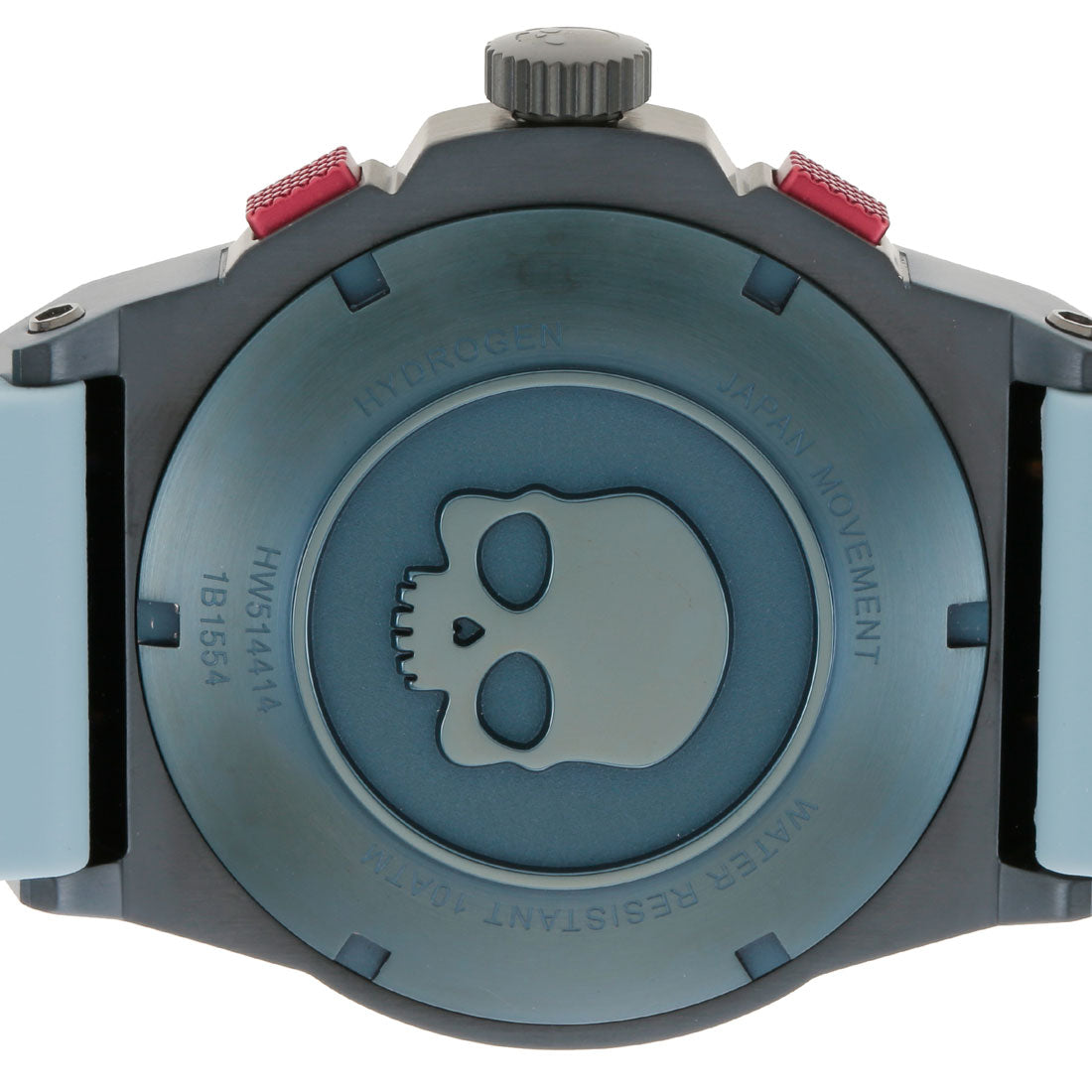 哈伊德羅根 HYDROGEN OTTO CHRONO SKULL 男士 手錶 HW514414 石英 藍色 橡膠
