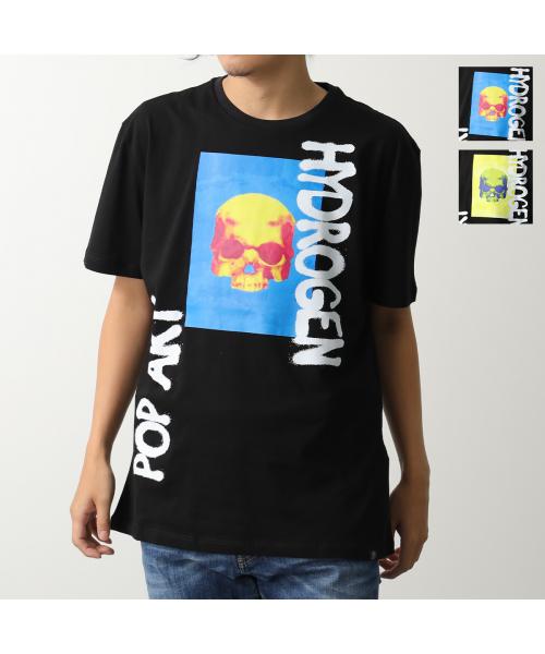 ハイドロゲン HYDROGEN HYDROGEN Tシャツ MT0009 半袖 カットソー ロゴT （M04/GRAPHIC1-BLACK） M04/GRAPHIC1-BLACK