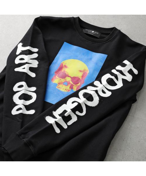 ハイドロゲン HYDROGEN HYDROGEN トレーナー MW0009 コットン （M08/GRAPHIC-3-BLACK） M08/GRAPHIC-3-BLACK