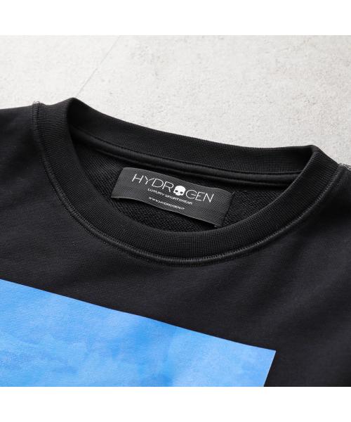 ハイドロゲン HYDROGEN HYDROGEN トレーナー MW0009 コットン （M08/GRAPHIC-3-BLACK） M08/GRAPHIC-3-BLACK