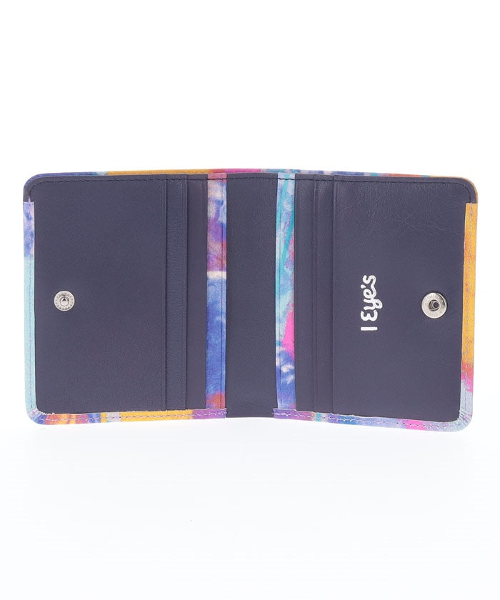 アイアイズ I Eye's abstractII 二つ折り財布 （パープル） パープル