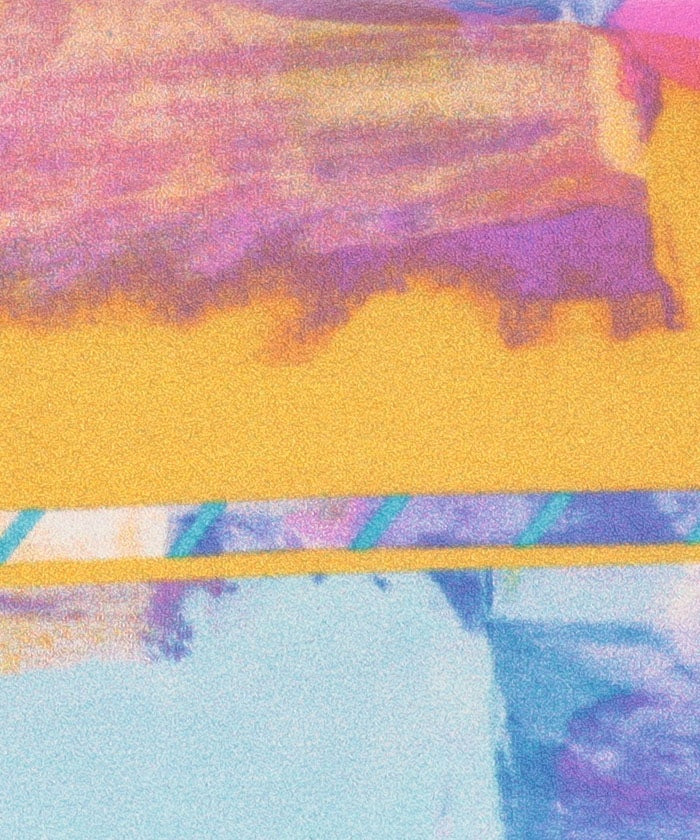 アイアイズ I Eye's abstractII 二つ折り財布 （パープル） パープル