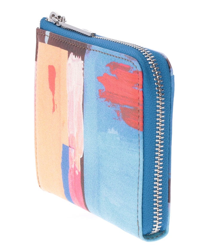 アイアイズ I Eye's wall Lファスナーミニ財布 （ブルー） ブルー