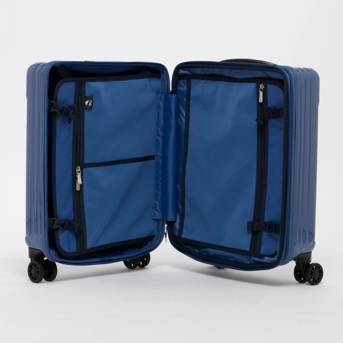 アジア・ラゲージ Asia Luggage 大容量／軽量／拡張機能で容量アップ／高純度ポリカーボネイト100% ALI-6000-18W [3?4泊] 40L(拡張時48L) （アッシュブルー） アッシュブルー