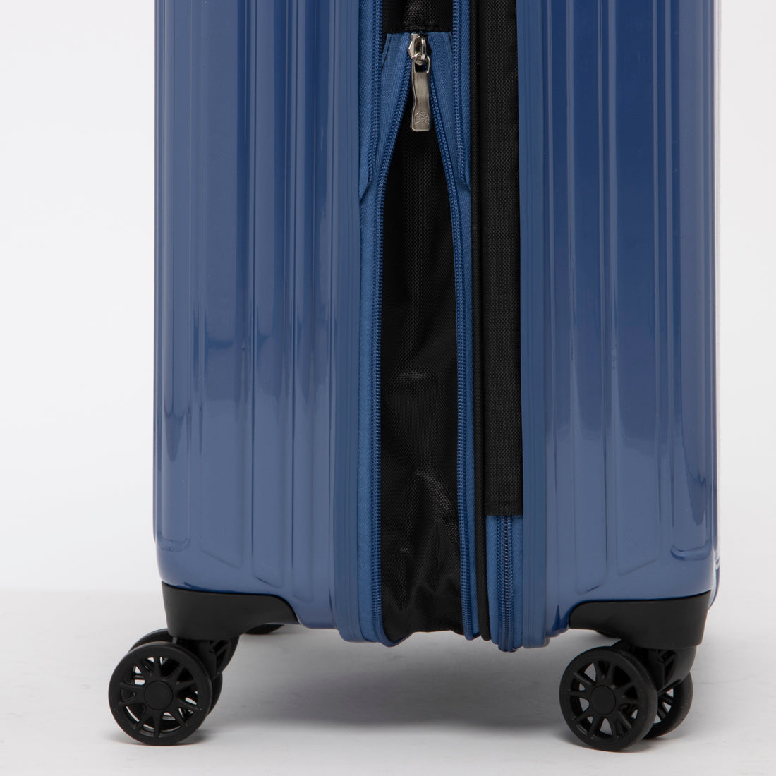 アジア・ラゲージ Asia Luggage 大容量／軽量／拡張機能で容量アップ／高純度ポリカーボネイト100% ALI-6000-18W [3?4泊] 40L(拡張時48L) （アッシュブルー） アッシュブルー