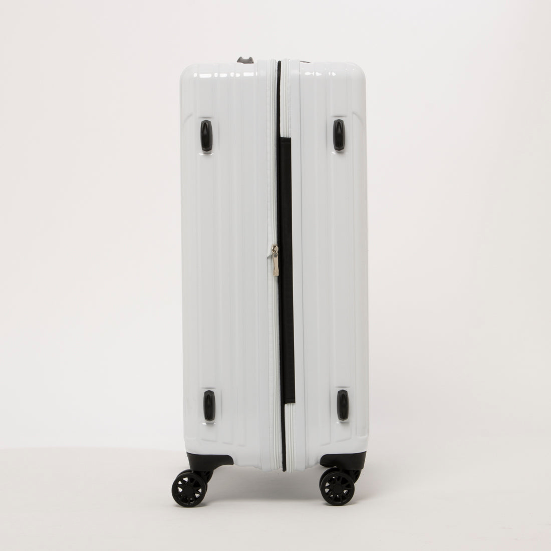 アジア・ラゲージ Asia Luggage 大容量／軽量／拡張機能で容量アップ／高純度ポリカーボネイト100% ALI-6000-24W [6?7泊] 71L(拡張時83L) （ホワイト） ホワイト