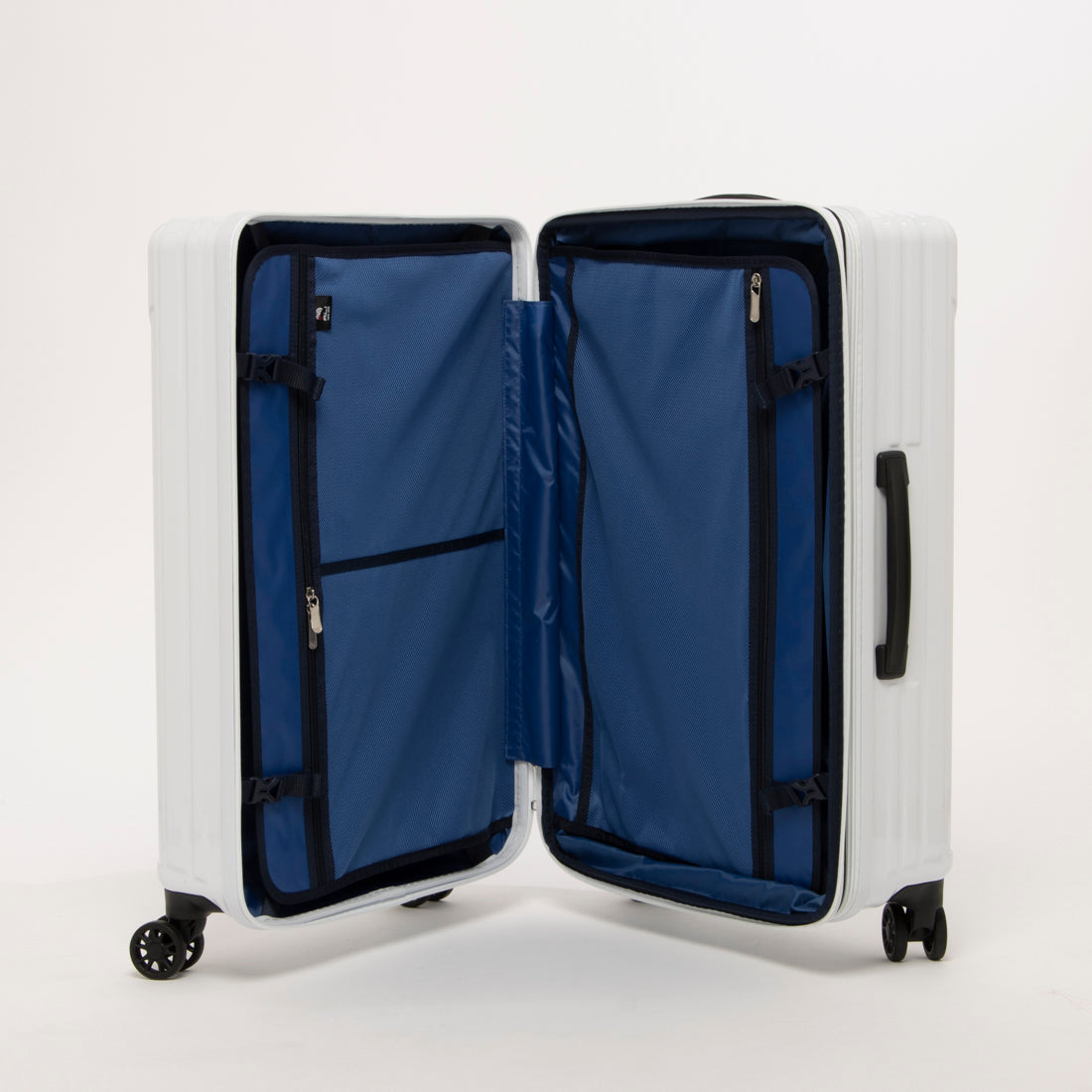 アジア・ラゲージ Asia Luggage 大容量／軽量／拡張機能で容量アップ／高純度ポリカーボネイト100% ALI-6000-24W [6?7泊] 71L(拡張時83L) （ホワイト） ホワイト
