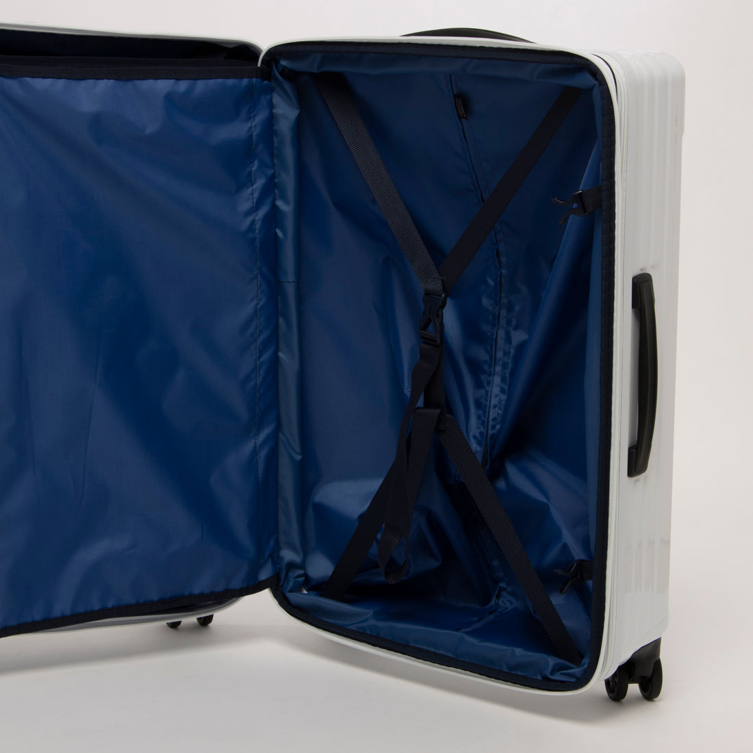 アジア・ラゲージ Asia Luggage 大容量／軽量／拡張機能で容量アップ／高純度ポリカーボネイト100% ALI-6000-24W [6?7泊] 71L(拡張時83L) （ホワイト） ホワイト