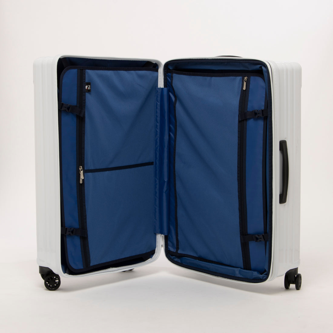 アジア・ラゲージ Asia Luggage 大容量／軽量／拡張機能で容量アップ／高純度ポリカーボネイト100% ALI-6000-18W [3?4泊] 40L(拡張時48L) （ホワイト） ホワイト