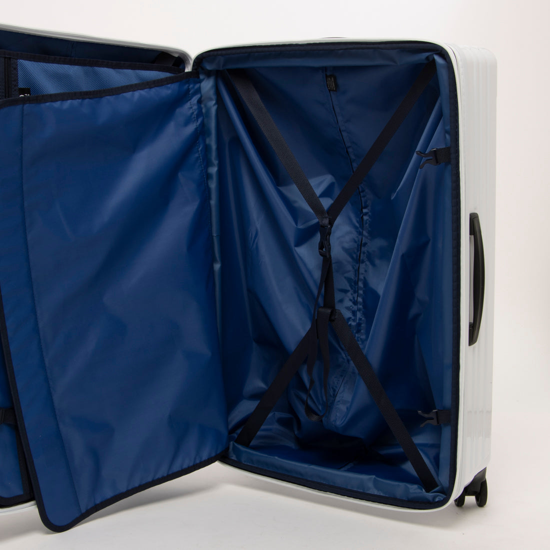 アジア・ラゲージ Asia Luggage 大容量／軽量／拡張機能で容量アップ／高純度ポリカーボネイト100% ALI-6000-18W [3?4泊] 40L(拡張時48L) （ホワイト） ホワイト