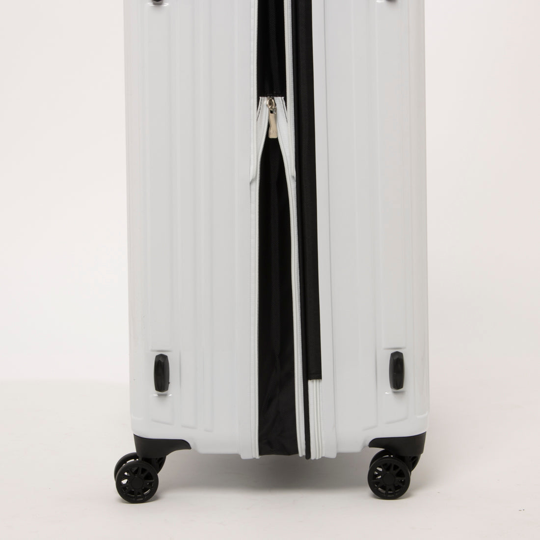 アジア・ラゲージ Asia Luggage 大容量／軽量／拡張機能で容量アップ／高純度ポリカーボネイト100% ALI-6000-18W [3?4泊] 40L(拡張時48L) （ホワイト） ホワイト
