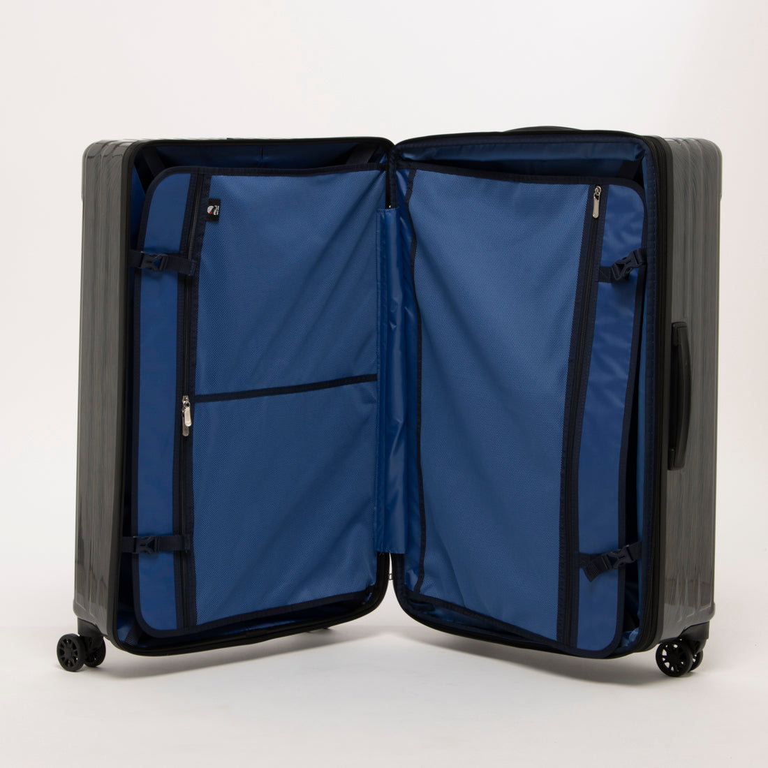 アジア・ラゲージ Asia Luggage 大容量／軽量／拡張機能で容量アップ／高純度ポリカーボネイト100% ALI-6000-18W [3?4泊] 40L(拡張時48L) （ガンメタブラッシュ） ガンメタブラッシュ