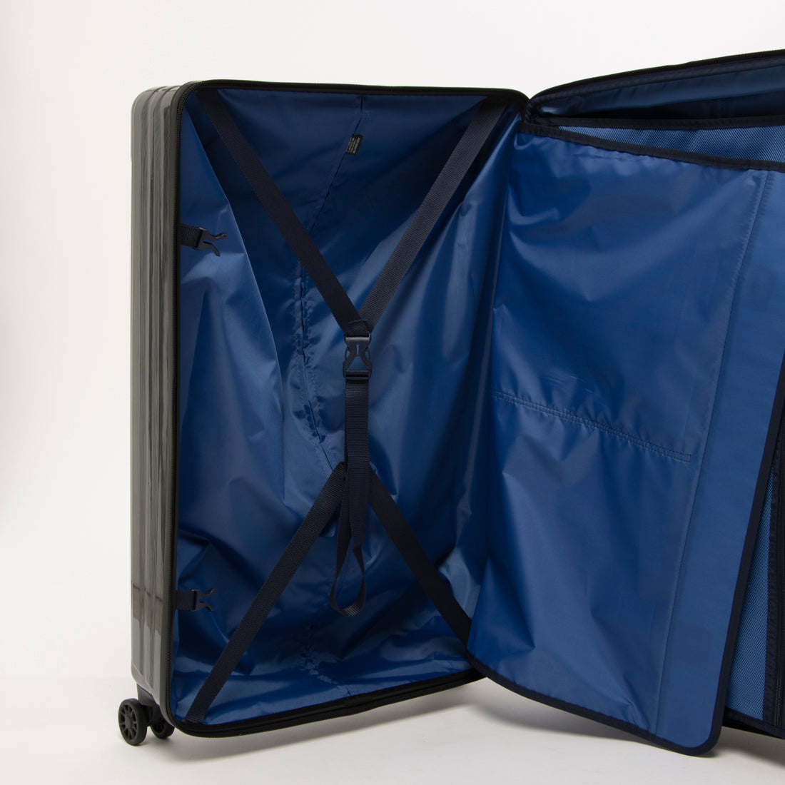 アジア・ラゲージ Asia Luggage 大容量／軽量／拡張機能で容量アップ／高純度ポリカーボネイト100% ALI-6000-18W [3?4泊] 40L(拡張時48L) （ガンメタブラッシュ） ガンメタブラッシュ