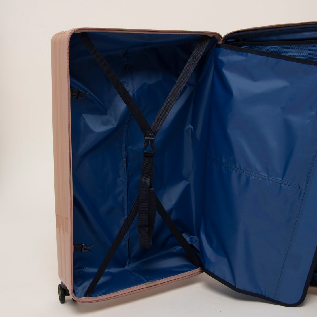 アジア・ラゲージ Asia Luggage 大容量／軽量／拡張機能で容量アップ／高純度ポリカーボネイト100% ALI-6000-28W [10泊以上] 100L(拡張時114L) （アッシュコーラル） アッシュコーラル